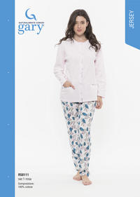 WOMEN'S OPEN PAJAMAS M/L R50111 Tellini S.r.l. Wholesale Clothing